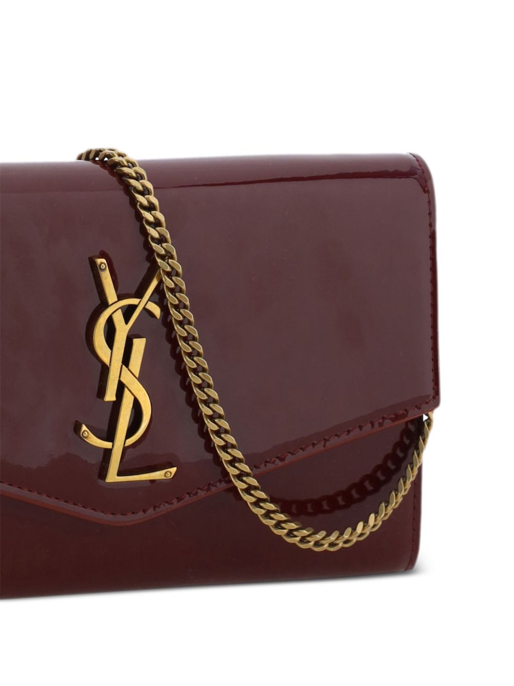 Saint Laurent Cassandre-logo envelope purse