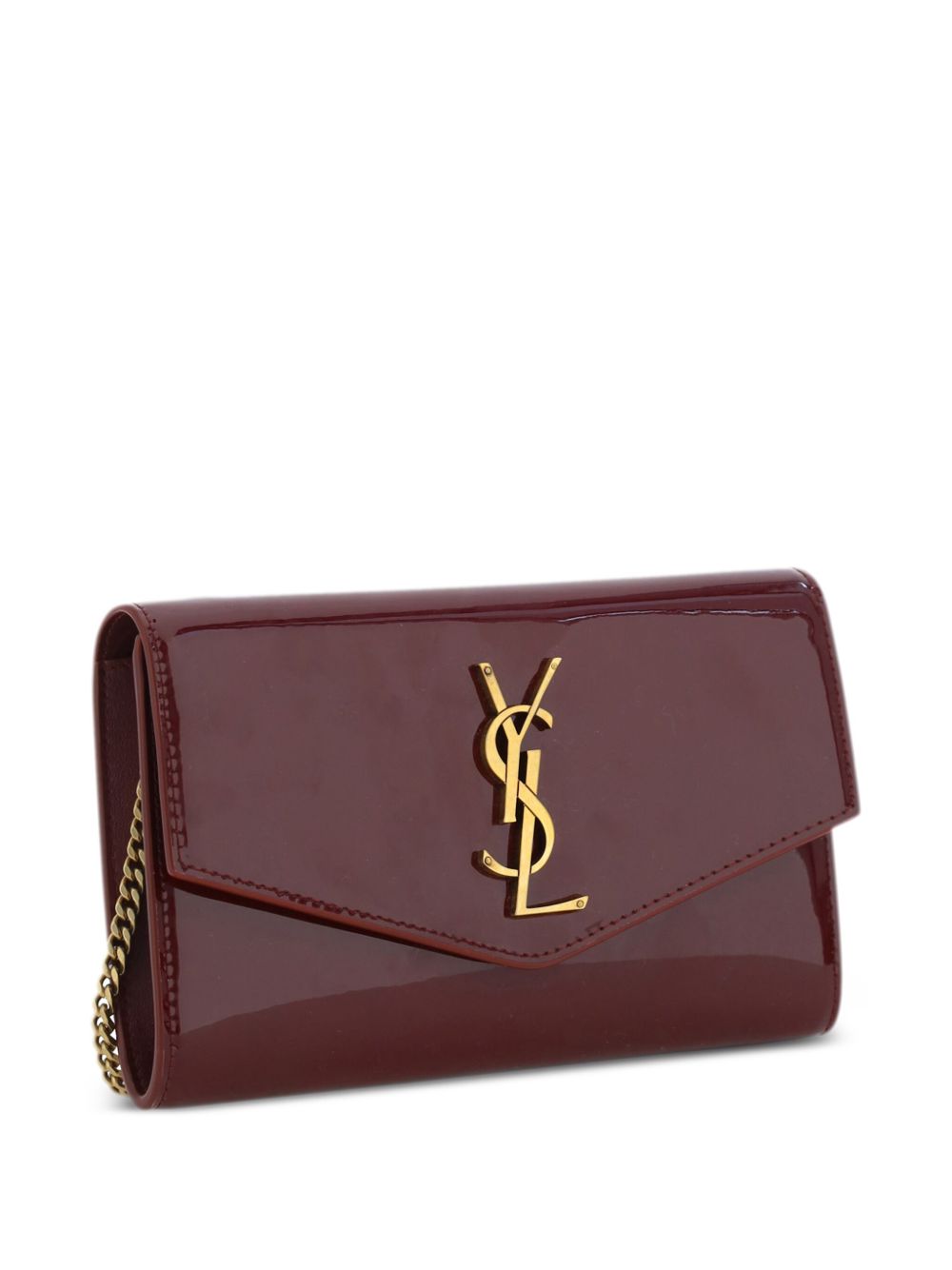 Saint Laurent Cassandre-logo envelope purse