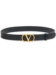 Ceinture en cuir Valentino Garavani 30 mm VLogo Signature 