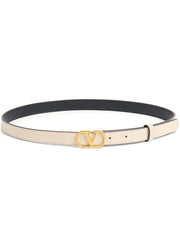 Ceinture en cuir Valentino Garavani 20 mm VLogo Signature 