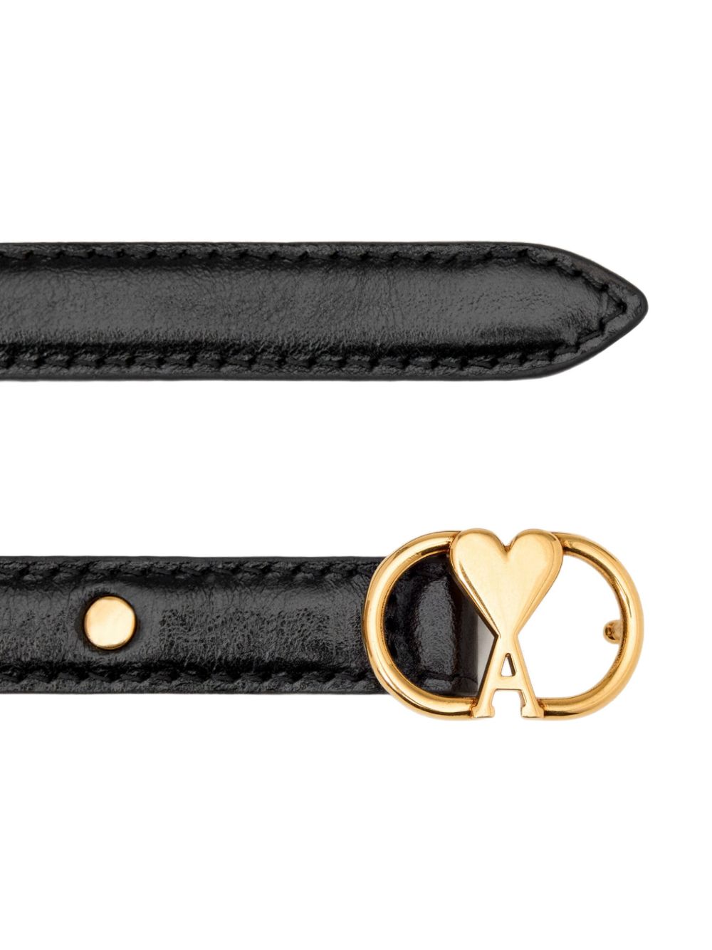 AMI Paris Ami de Coeur thin belt