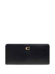 Coach logo-plaque wallet