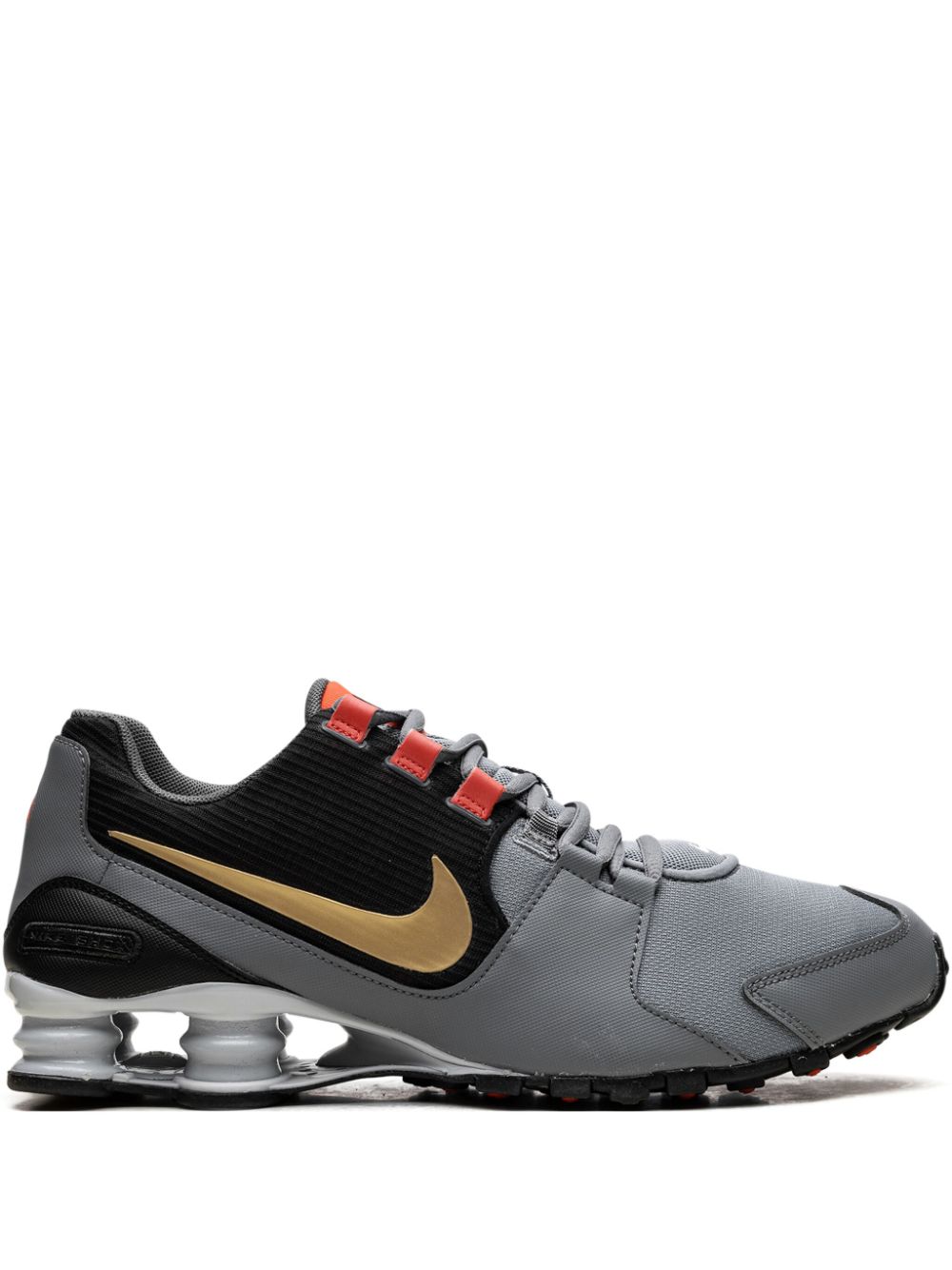 Nike Shox Avenue "Cool Grey/Metallic Gold" sneakers